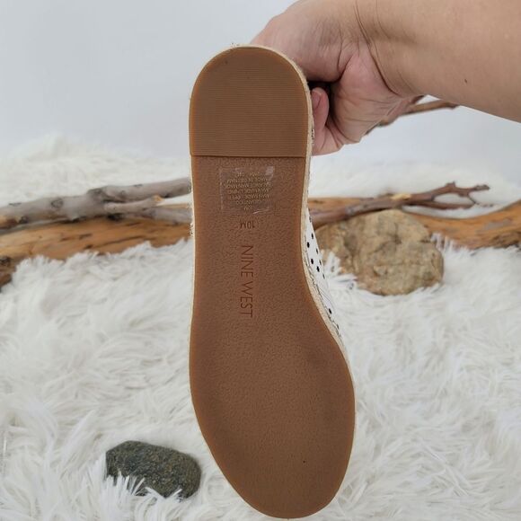 Nine west gigantic white espadrille sneakers - Picture 3 of 9